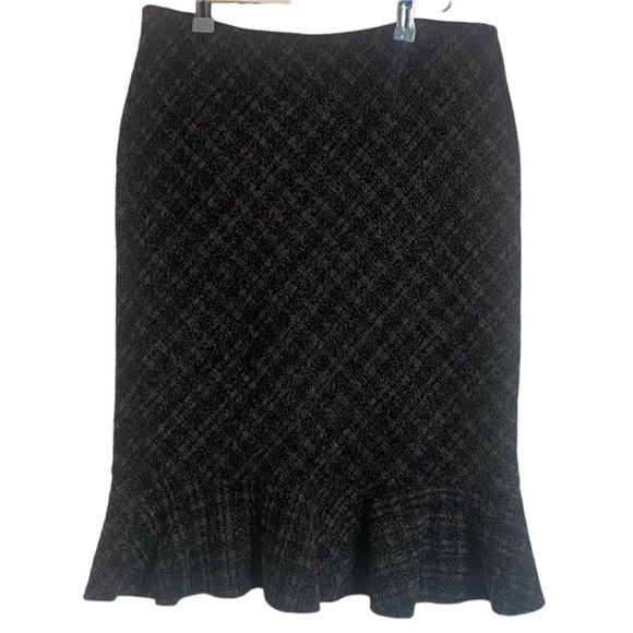 Gray Black Plaid Skirt size 5/6 Classic Capsule Academia Preppy Professi… - Picture 5 of 9